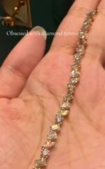 lab grown diamond Earrings and bracelet