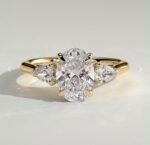 lab grown diamond ring set