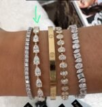 Laboratory-grown diamond rings and tennis bracelets