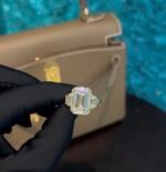 Lab-grown diamond ring