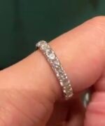 Lab-grown diamond ring earrings - Image 2