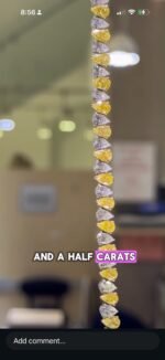 lab grown diamond Tennis bracelet and earrings